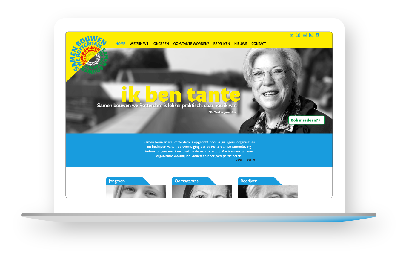 Homepage Samen bouwen we Rotterdam